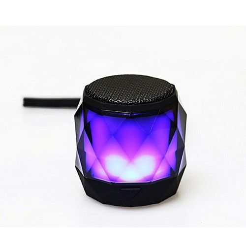 Bluetooth Speaker Diamond Colorful 4.0 Stereo Bass Volume Control Wireless Portable Speaker Support TF Card USB AUX FM Radio Mic Hands-Free Call For IOS Android Phone HT-S