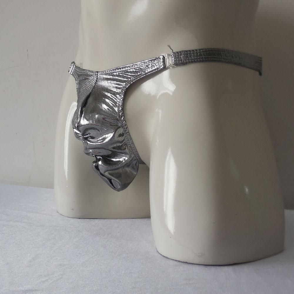 Men Bling Pouch   Buckle  Jockstrap