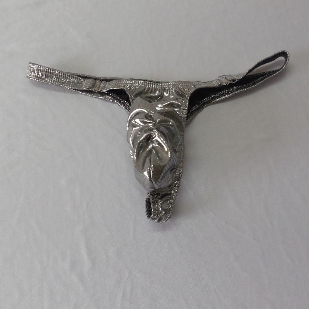 Men Bling Pouch   Buckle  Jockstrap