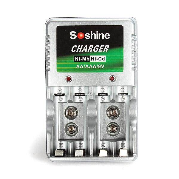Standard Quick Charger For AA/AAA/9V Ni-Mh/Ni-Cd US Plug