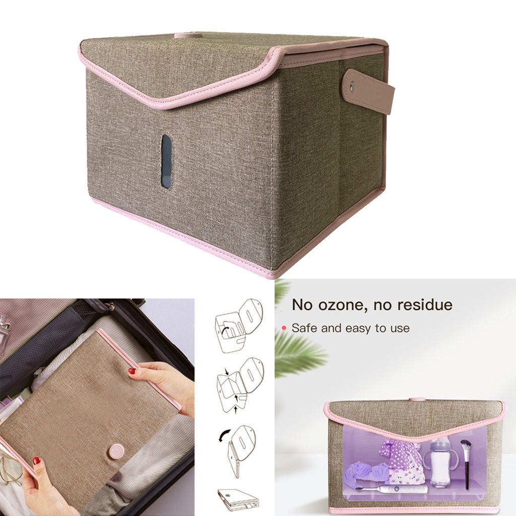 USB UV Sanitizer Box, LED UVC Cleaner For Baby Bottle For Khaki