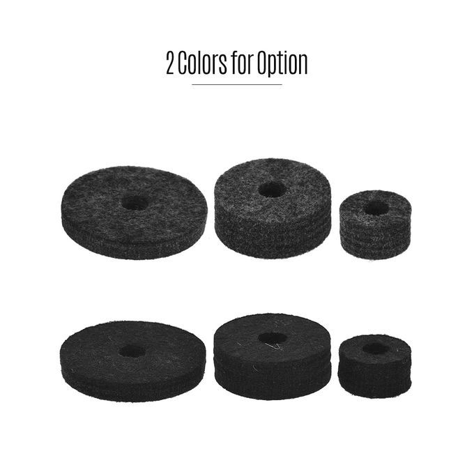 Pack Of 18 PCS Drum Kit Accessories Set Cymbal Stand Felts