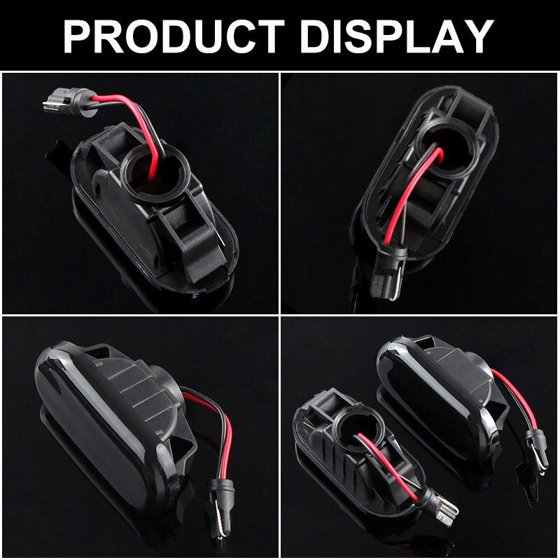 2PCS Car Side Marker Light LED Turn Signal Light For Nissan Tiida C11 Note E11 NE11 Micra K12 NP300 Navara D40 Qashqai J10 Yellow