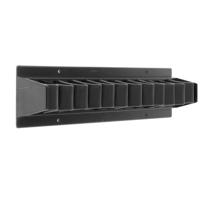 Stables Riding  Rack Holder Holds Up To 12 Whips Bracket Black