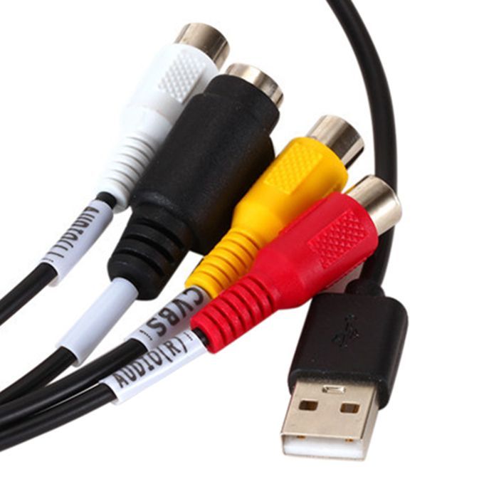 USB 2.0 Video Capture Card Recorder VHS To DVD Converter For Windows