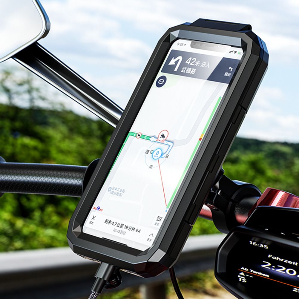 M18 S/l Abs Touchscreen Motorcycle Bike Phone Case