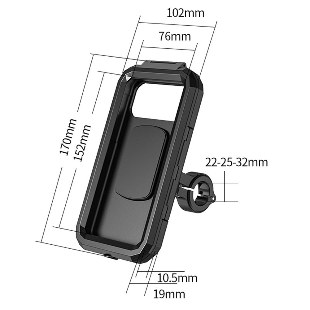 M18 S/l Abs Touchscreen Motorcycle Bike Phone Case