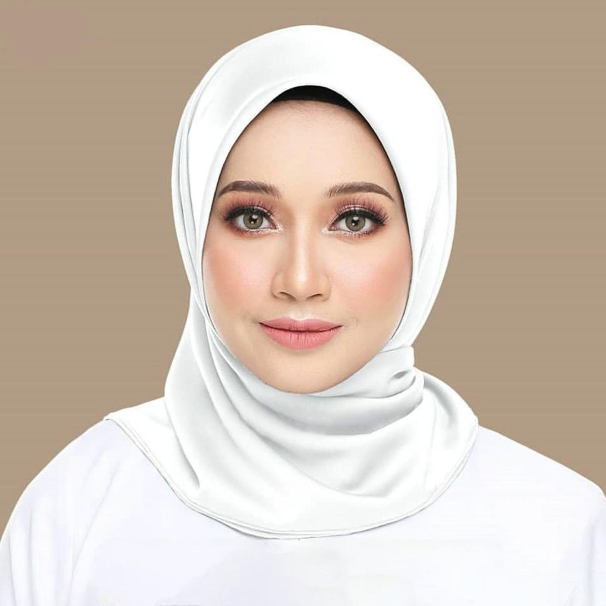 Women Head Wrap Vivid Color Wear Resistant Washable-White