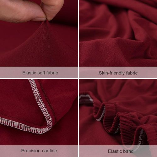 Two Seat Universal Solid Color Stretch Sofa Cover