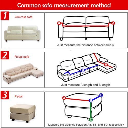 Two Seat Universal Solid Color Stretch Sofa Cover
