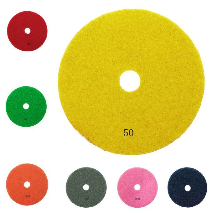 50#-3000# Diamond Polishing Pads 3,4 Inch Wet/Dry Thick Concrete
