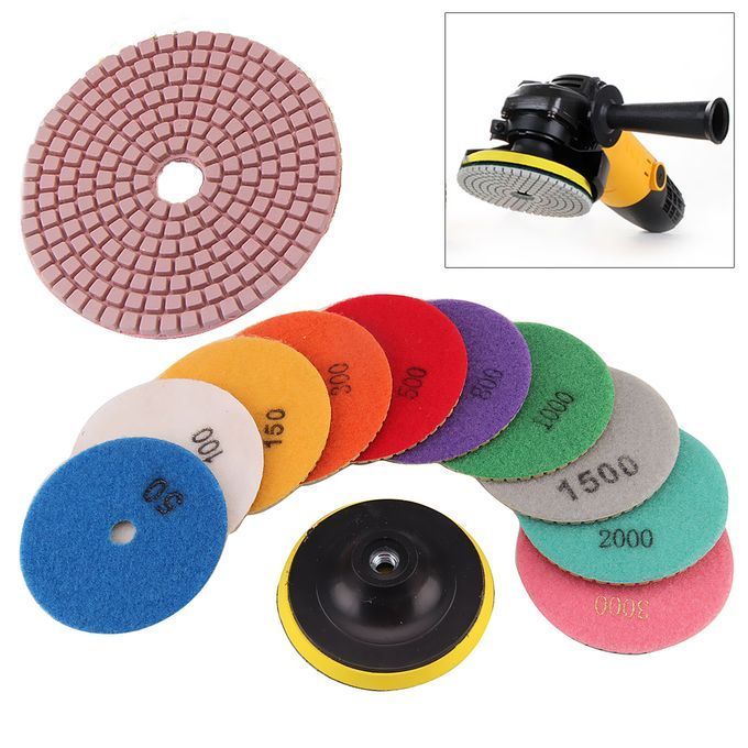 50#-3000# Diamond Polishing Pads 3,4 Inch Wet/Dry Thick Concrete
