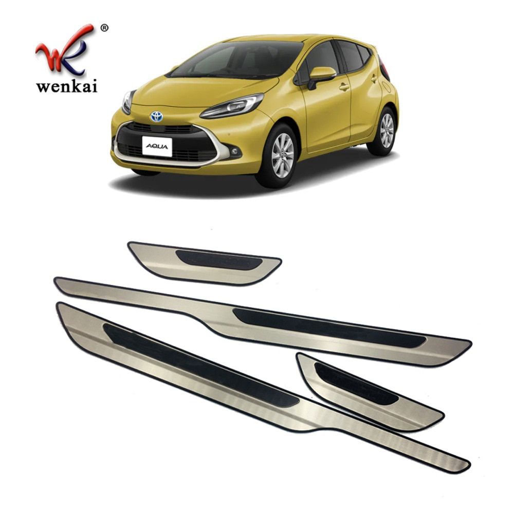 For 2021 2022 Toyota Aqua Exterior Accessories Door Sills