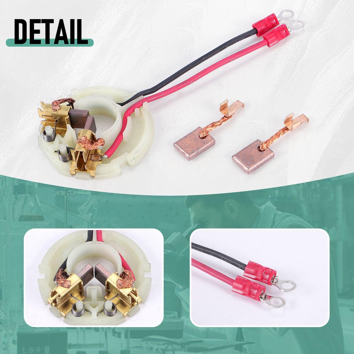 Carbon Brush Holder for 638991-1 638614-1 DF458D DHP458 DHP448 DDF458 DDF448 BHP458 BHP448 BDF458 BDF448 DF444D CB-440