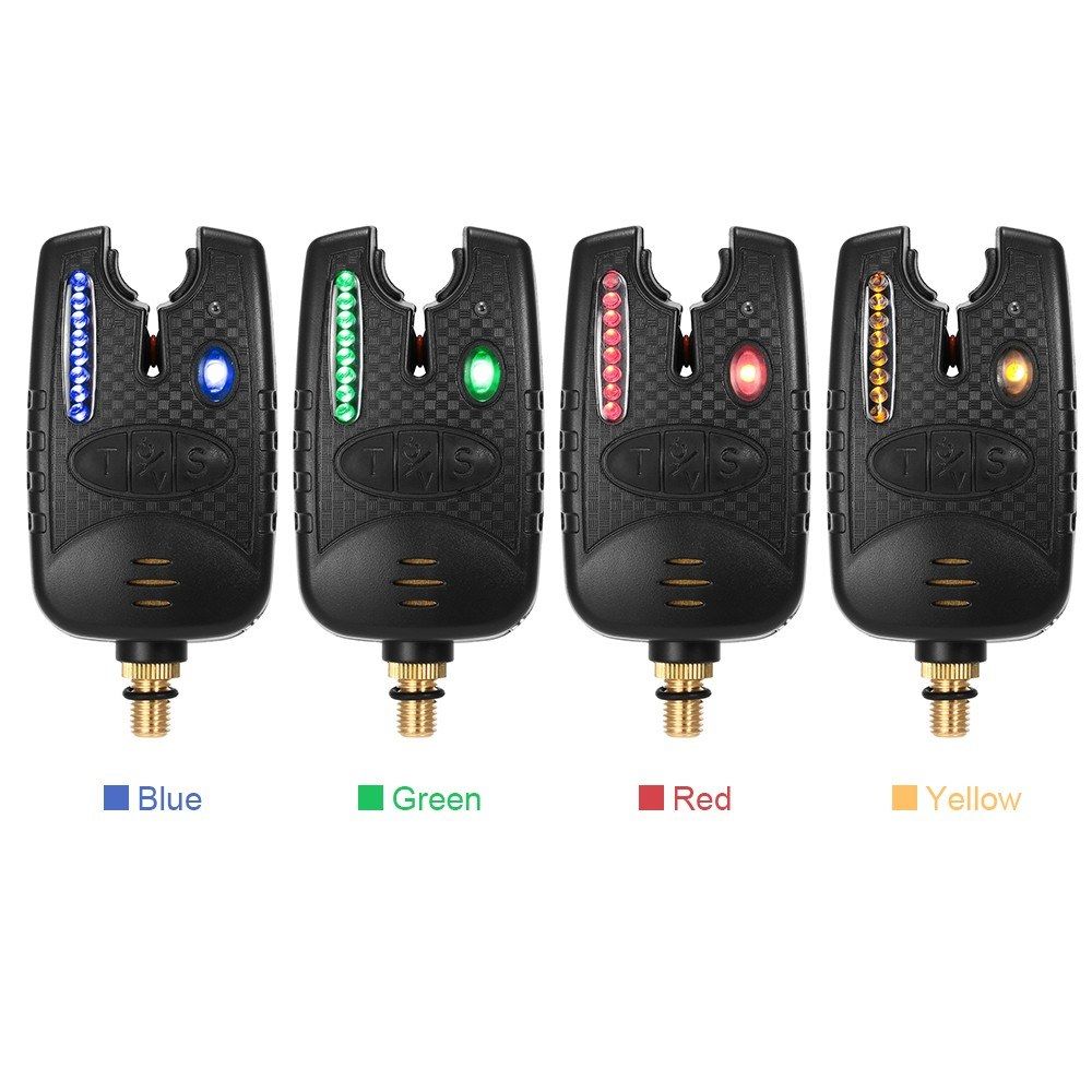 Fishing Bait Alarm 8 LED Fishing Bait Alert Luminous Fishing