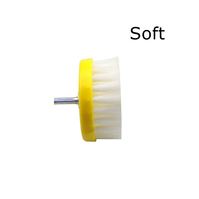 Dia. 80mm Drill Power Scrub Clean Brush For Leathe