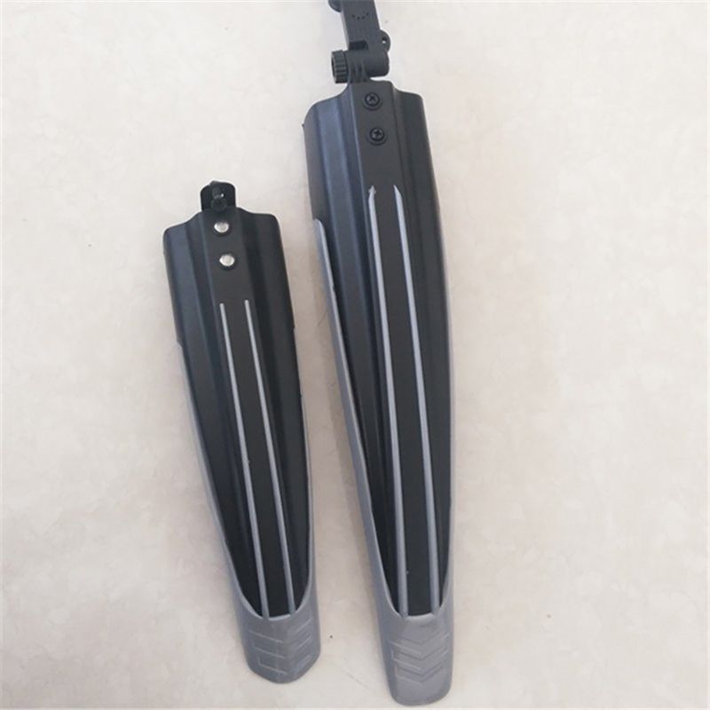 2Pcs Bicycle Cycling Front Rear Mudguard-Fluorescent Yellow