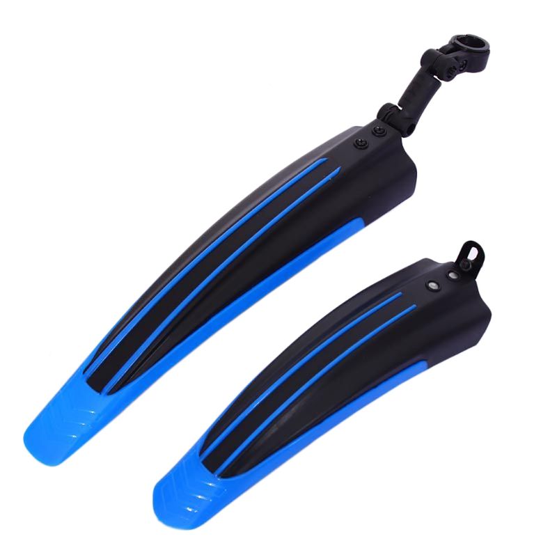 2Pcs Bicycle Cycling Front Rear Mudguard-Fluorescent Yellow
