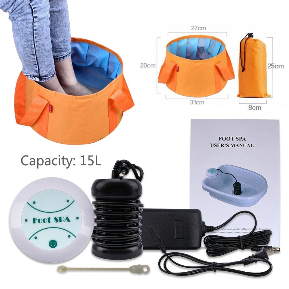 Foot Spa Bath Massager Ionic Foot Detox Machine Complete Professional Presotherapy Heating Feet Massage Foot Massager Madajeador