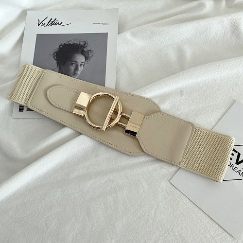 Ladies Dressy Suit  Elastic Belt Fashion Wide Tight Belt