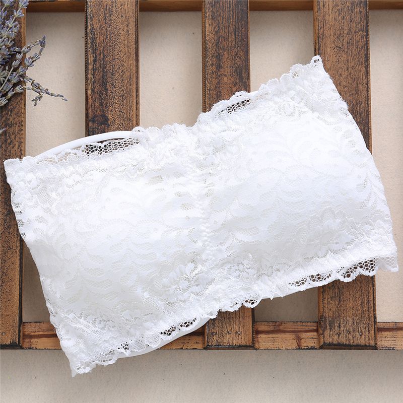 Women Sless Lace Camisole Vest Backless Slim  Tube