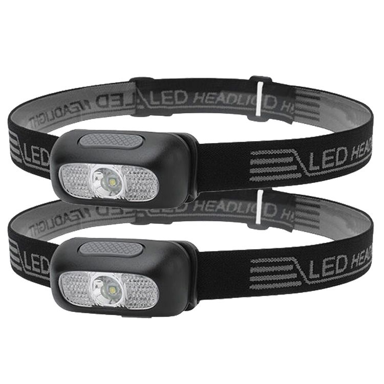 B2No Induction 2PCS  Mini USB Rechargeable LED Headlamp Motion Sensor Headlight Flashlight Portable Camping Fishing Head Light Torch Lantern Lamp