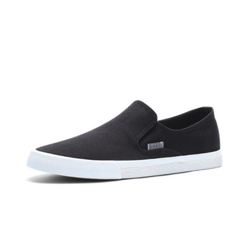 Men's Fashion Casual Shoes Lace-Up Slip-On Espadrilles - Black