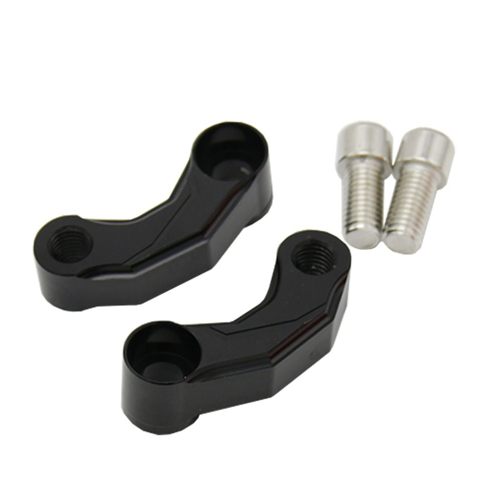 Motorcycle Mirror Riser Extender Adaptor Handlebar Mount