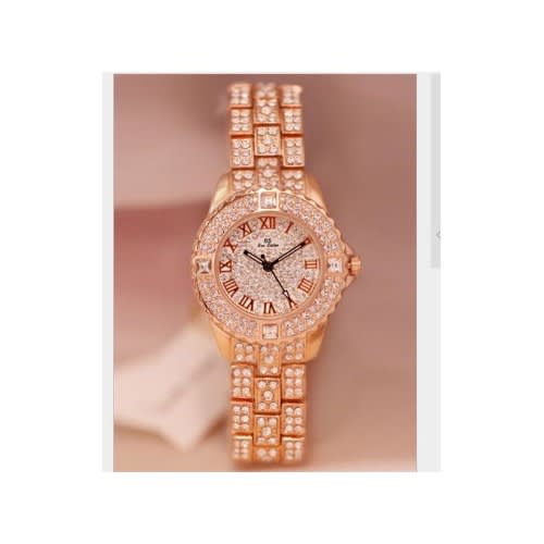 Women's Wrist Watch With Free Gift Bracelet-rose Gold