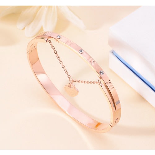 Women's Wrist Watch With Free Gift Bracelet-rose Gold