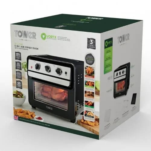 T17058 Air Fryer Oven with Rapid Air Circulation and 60 Min Timer - 22L -1600w