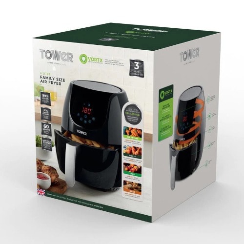 Digital Air Fryer -  T17067 - 1400W - 4L - Black