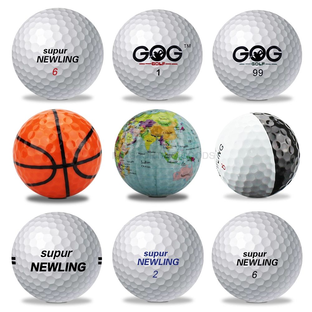 Brand New Golf Ball Gog And Supur Newling Golf Balls Supur