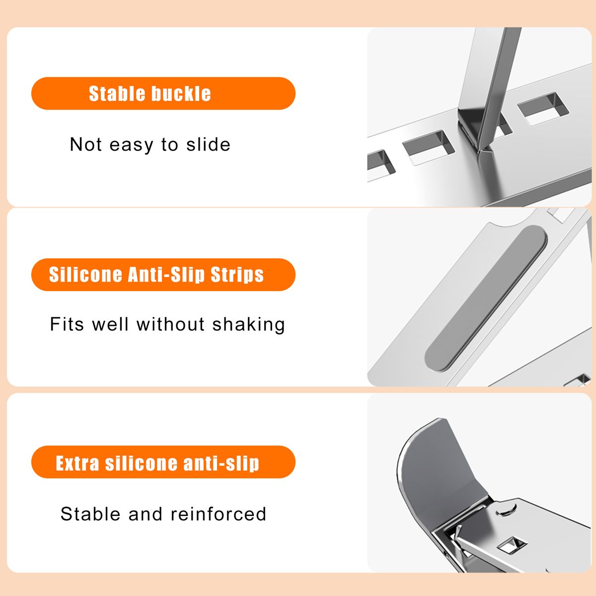 Aluminum Alloy 10-Level Adjustable Heat Dissipation Stable