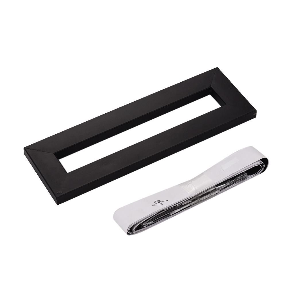 Guitar Effect Pedal Board Holder Pasting Plate with Fastening Tapes Cable Tie Patch