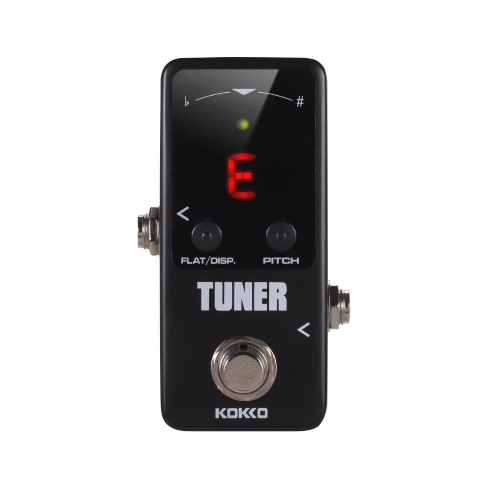 KOKKO FTN2 MINI Chromatic Guitar Tuner Pedal with LED Display True Bypass Guitar Effects Pedal for Music Instrument Accessories