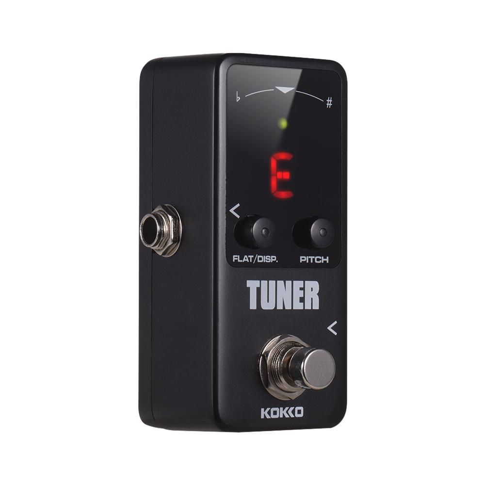 KOKKO FTN2 MINI Chromatic Guitar Tuner Pedal with LED Display True Bypass Guitar Effects Pedal for Music Instrument Accessories