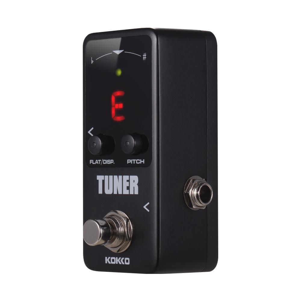 KOKKO FTN2 MINI Chromatic Guitar Tuner Pedal with LED Display True Bypass Guitar Effects Pedal for Music Instrument Accessories