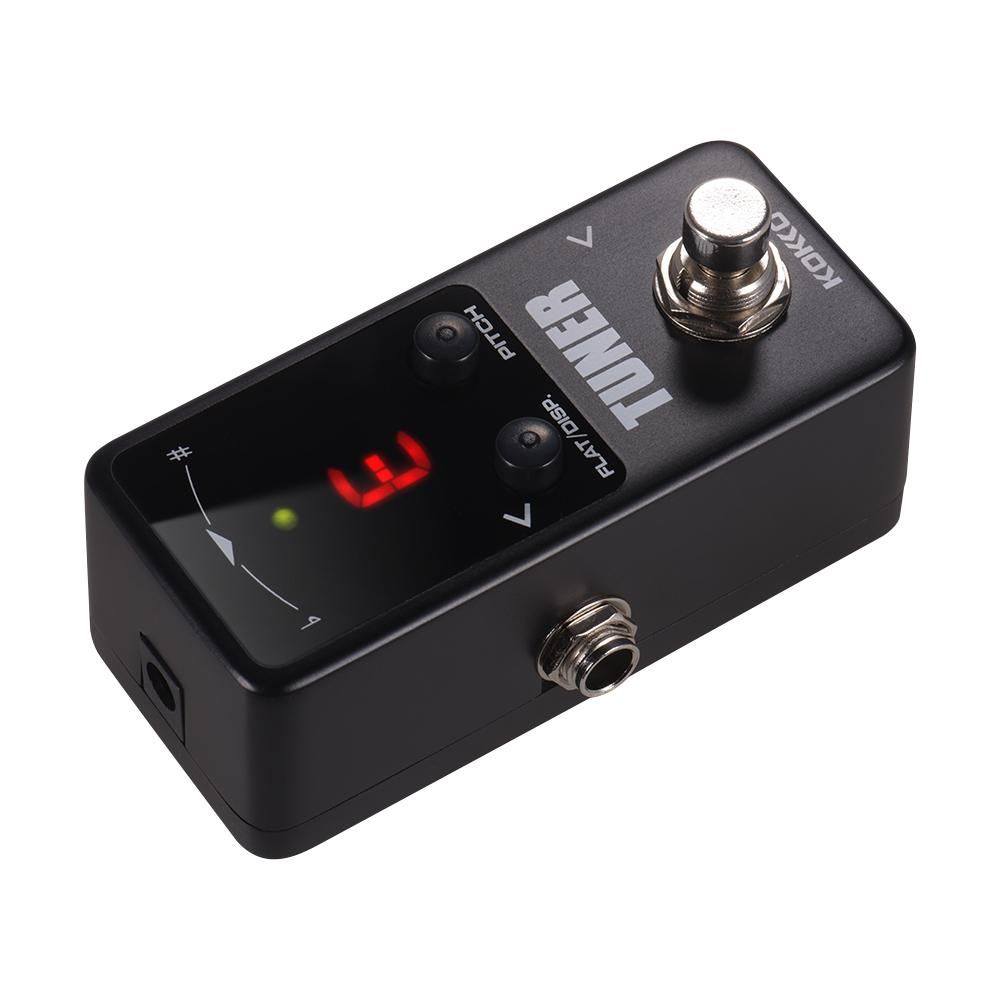 KOKKO FTN2 MINI Chromatic Guitar Tuner Pedal with LED Display True Bypass Guitar Effects Pedal for Music Instrument Accessories