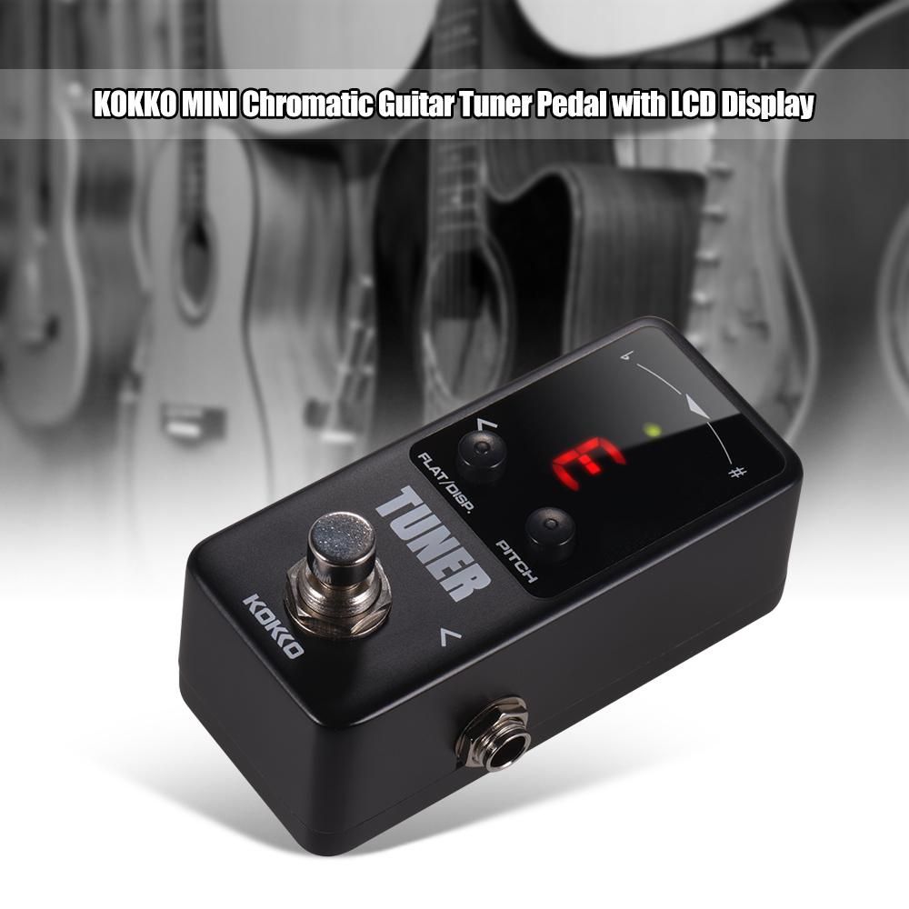 KOKKO FTN2 MINI Chromatic Guitar Tuner Pedal with LED Display True Bypass Guitar Effects Pedal for Music Instrument Accessories