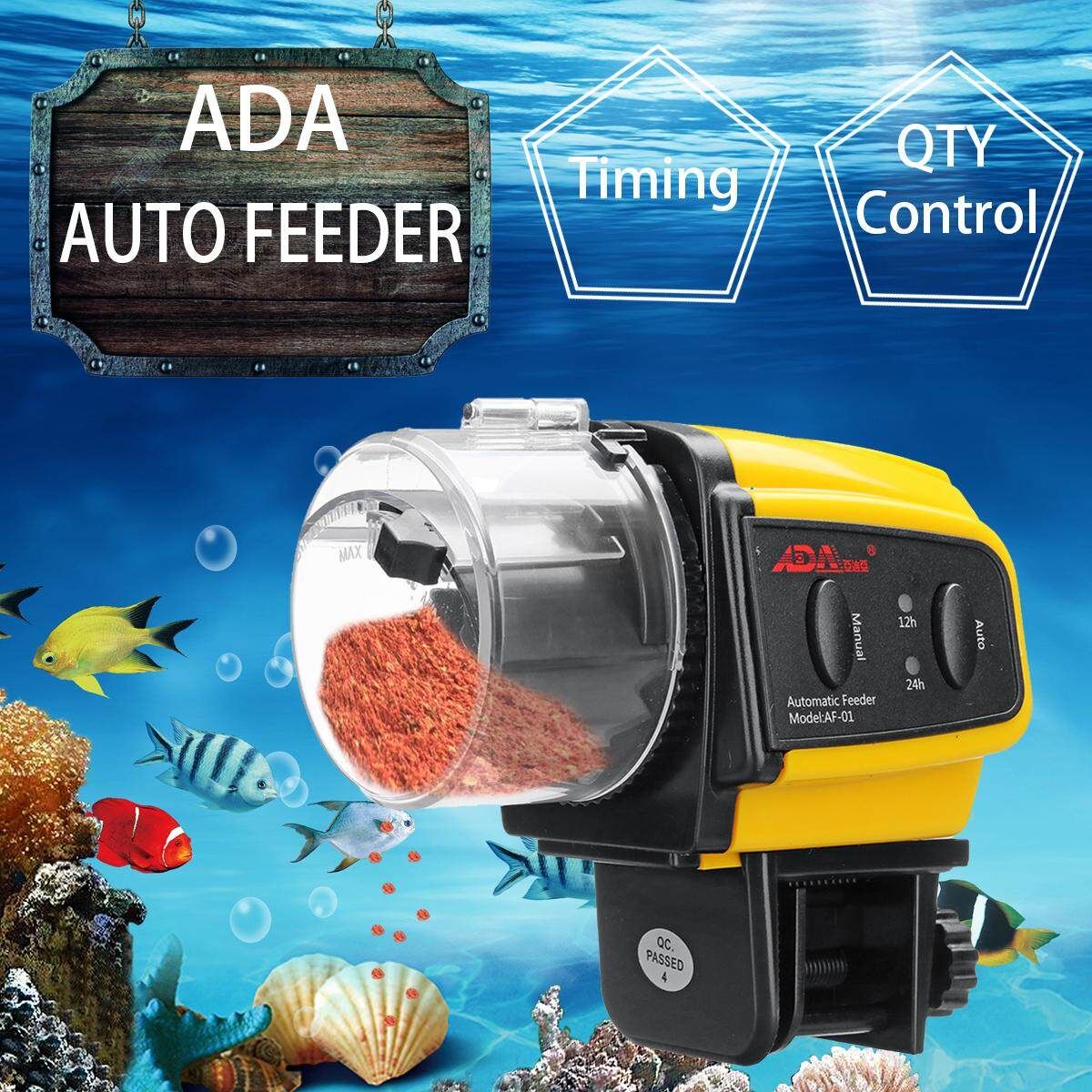 Automatic Auto Digital ADA Fish Food Feeder Aquarium Tank Pond Feeding