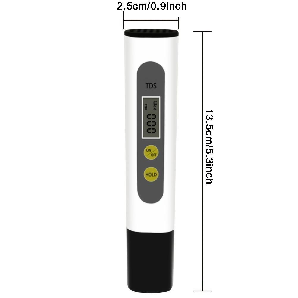 1PC TDS Water Handheld Quality Test Pen Digital Black