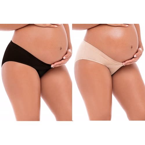 Women's Maternity Under The Belly Pregnancy Pant - 2 Pcs