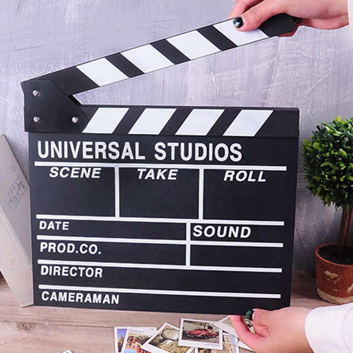 Director Clapper Board Movie Clapper Board Director Film Clapboard Black