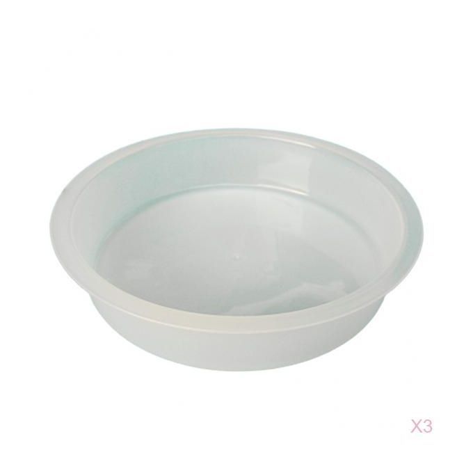 3x Bird Feeding Station Tray Food Water Bowls Dish Feeder For