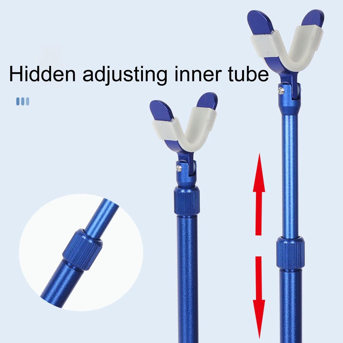Fishing Rod Holder Heavy Duty Fishing Pole Support Blue