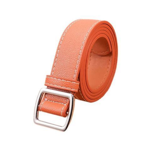 Genuine Quality Ladies Latest Needle-free Metal Round Buckle Belt Jeans Wild The Women Belt 2020