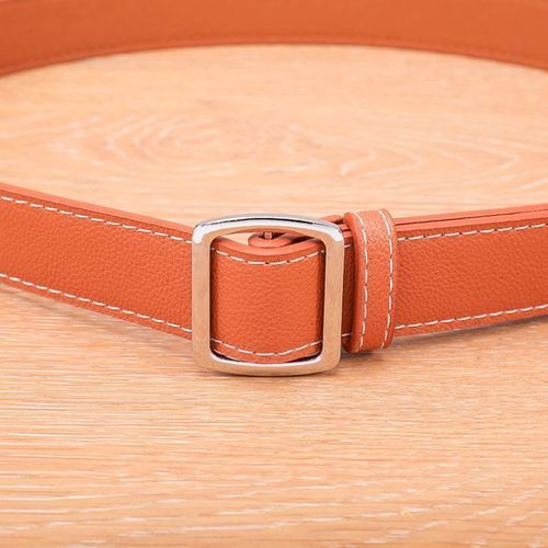 Genuine Quality Ladies Latest Needle-free Metal Round Buckle Belt Jeans Wild The Women Belt 2020
