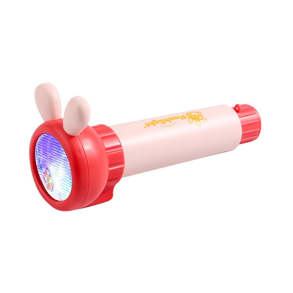 Kaleidoscope Toys for Kids Kaleidoscope Flashlight Toy Educational Fun Pink