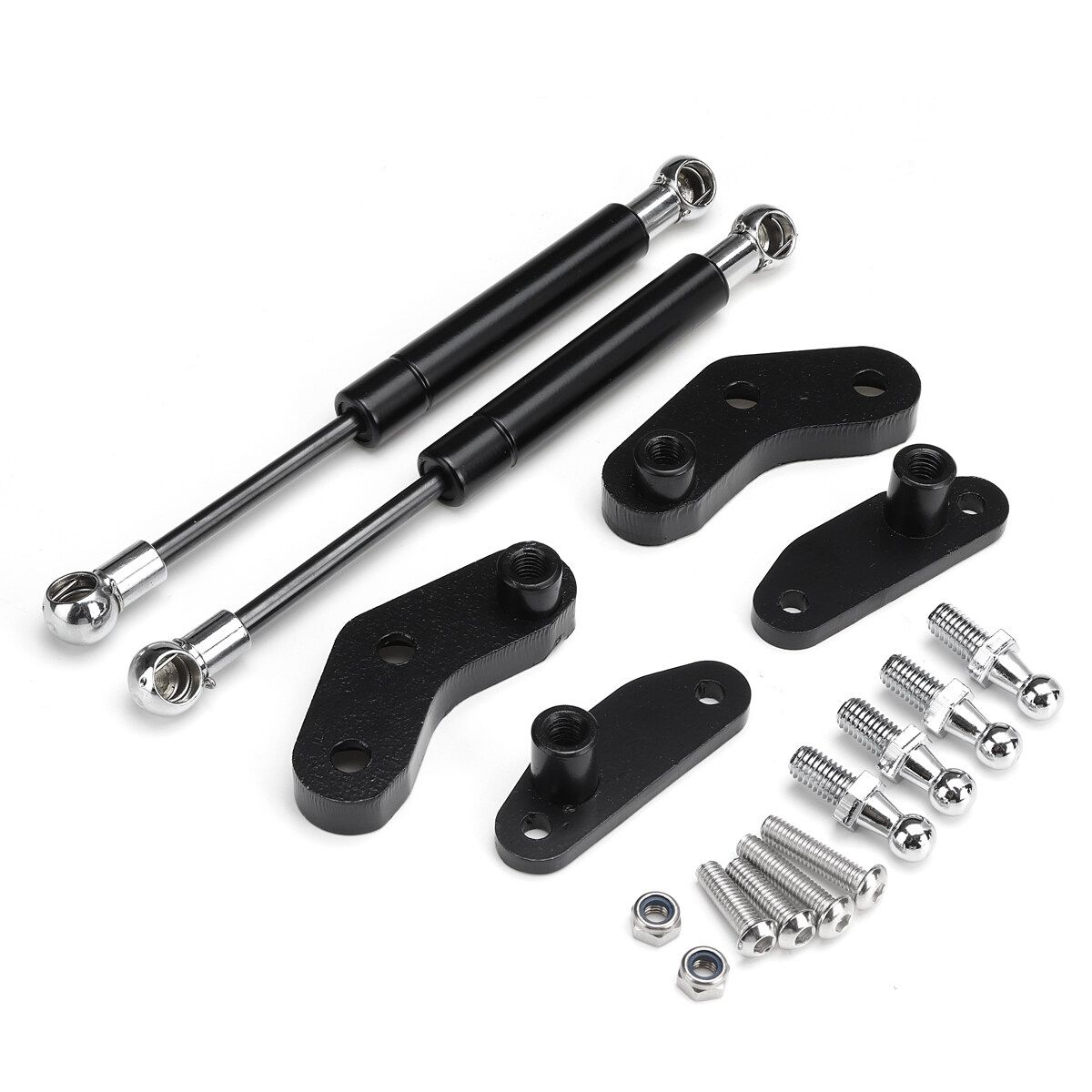 Black Billet Aluminum Anodized Door Opener Kits For 17-20 Can-Am Maverick X3